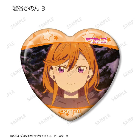 『ラブライブ!スーパースター!!』トレーディング 澁谷かのんオンリー 場面写ハート型缶バッジ(単位/BOX)